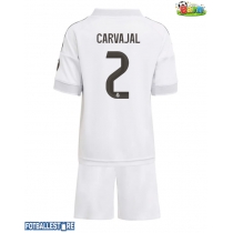 Real Madrid Daniel Carvajal #2 Hjemmedraktsett Barn 2025-26 Kortermet (+ Korte bukser)